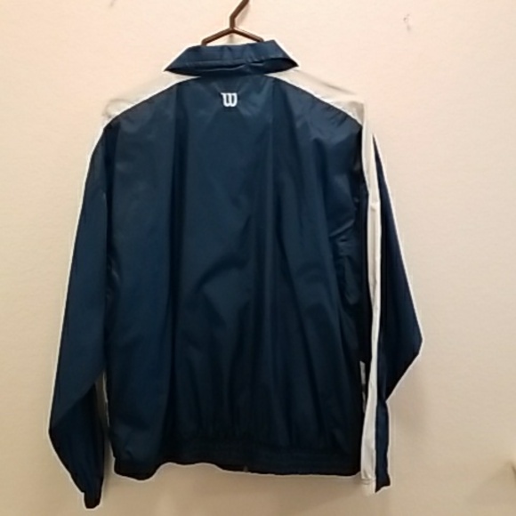 Wilson Men's Windbreaker in Navy and White - Picture 2 of 2